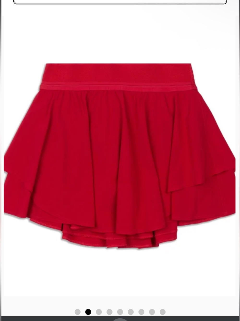 Lululemon Court Rival High Rise Skirt - Red - Picture 4 of 5